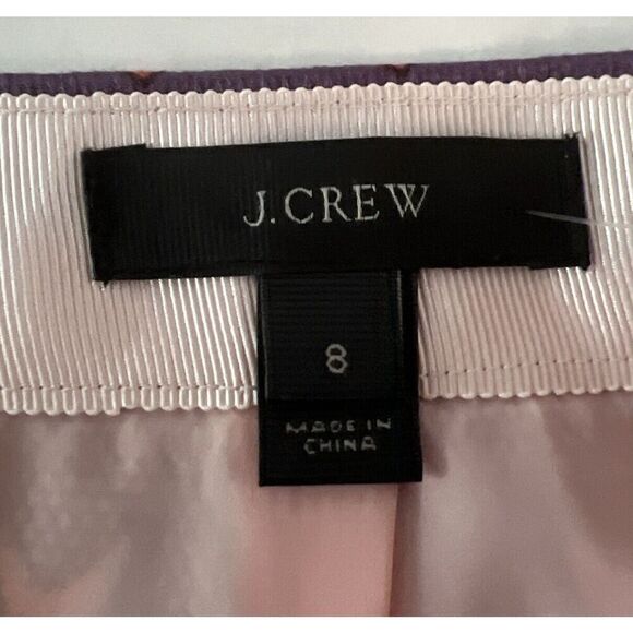 J. CREW Pencil Skirt A-line Gemstone Geometric Print Mini 8 - Picture 6 of 9